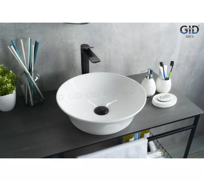 Накладная белая раковина для ванной Gid N9381