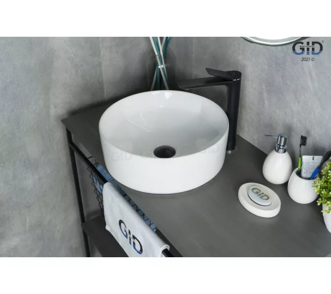 Накладная белая раковина для ванной Gid N9425, изображение 2