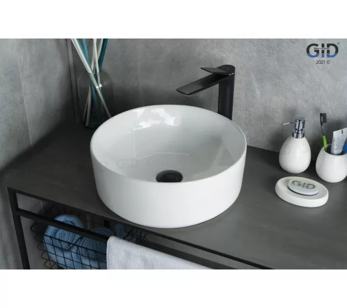 Накладная белая раковина для ванной Gid N9425