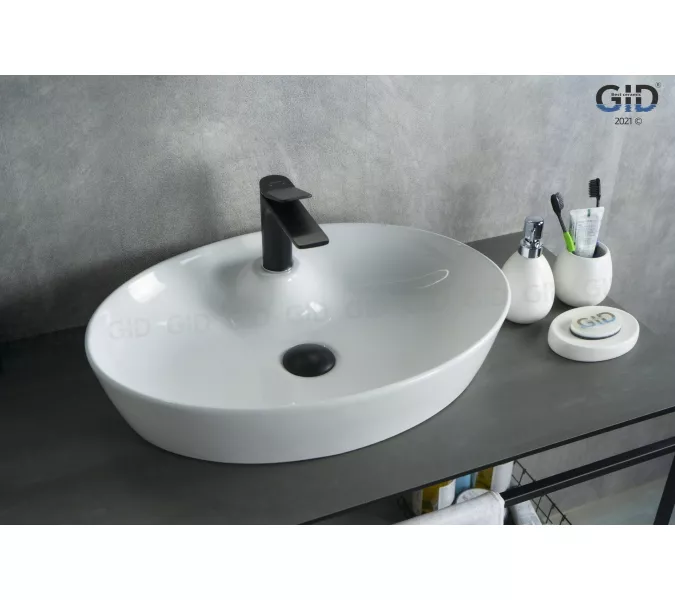 Накладная белая раковина для ванной Gid N9436