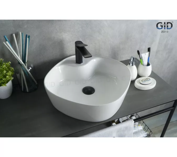 Накладная белая раковина для ванной Gid N9442