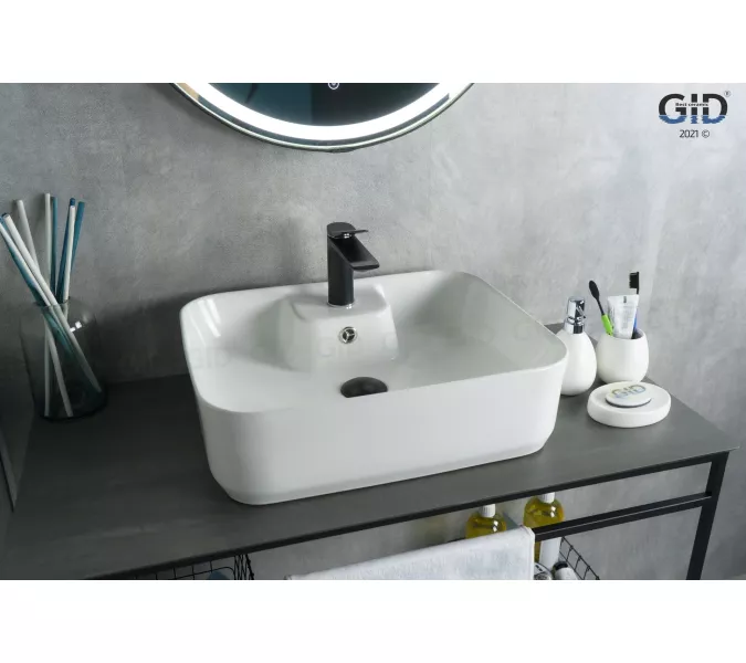 Накладная белая раковина для ванной Gid N9445