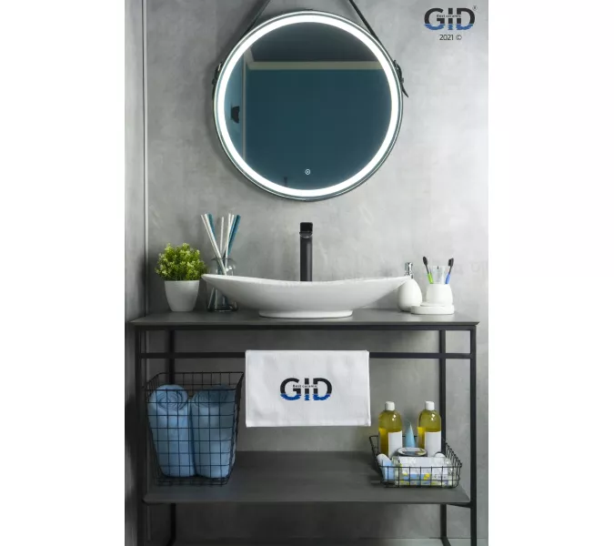 Накладная овальная раковина для ванной Gid N9811, Выбрать цвет: Белый, изображение 3