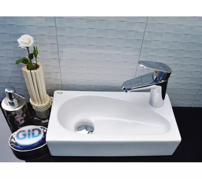 Подвесная белая раковина для ванной Gid N9265