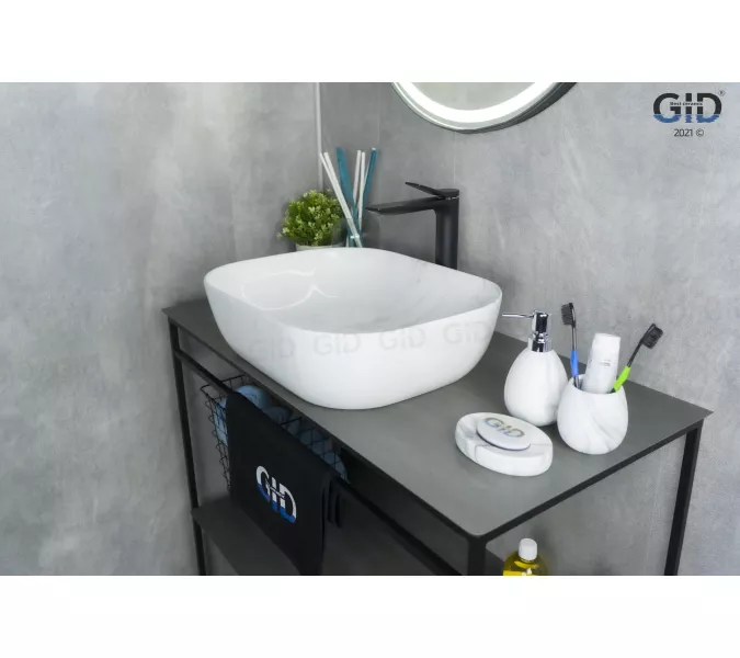 Накладная раковина для ванной под камень Gid K397d9, изображение 2