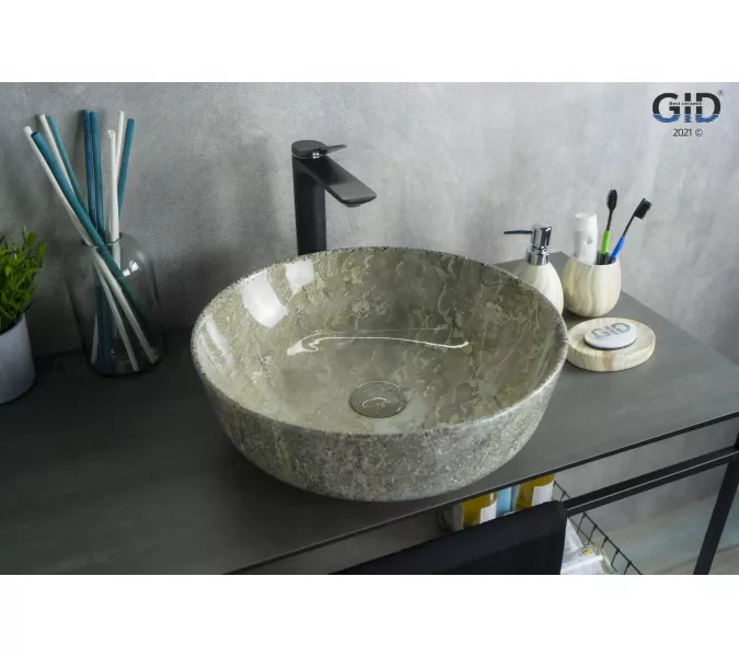 Накладная раковина для ванной под камень Gid Mnc498