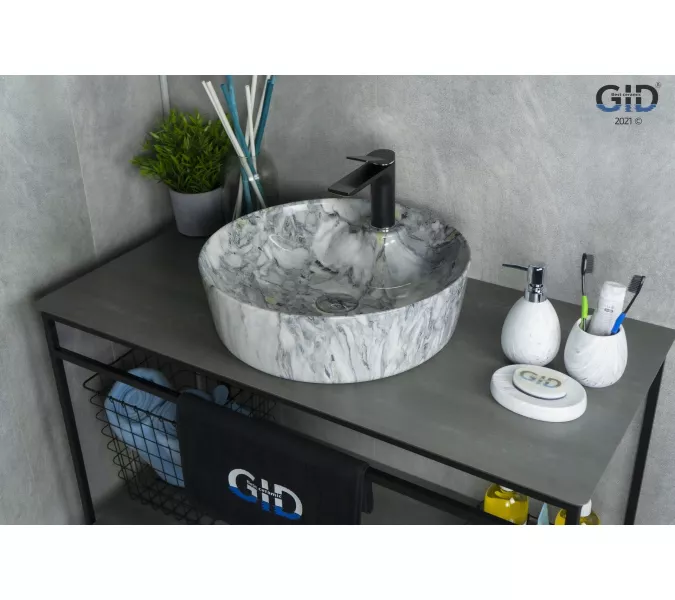 Накладная раковина для ванной под камень Gid Mnc533, изображение 2