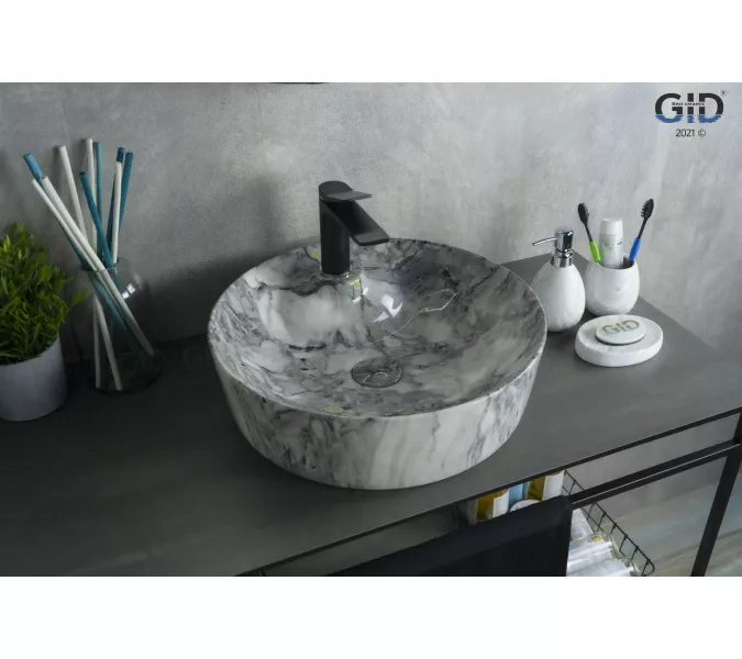 Накладная раковина для ванной под камень Gid Mnc533