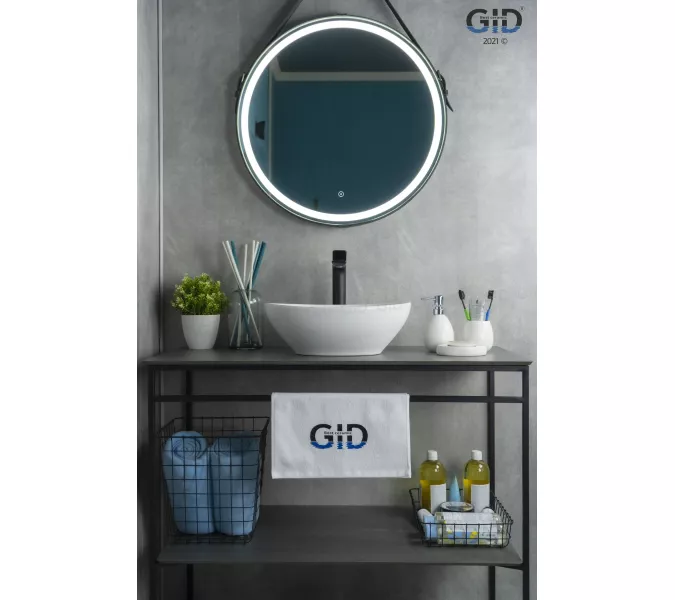 Накладная белая матовая раковина для ванной Gid N900, изображение 2