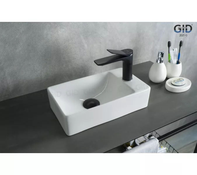 Подвесная белая раковина для ванной Gid N9261