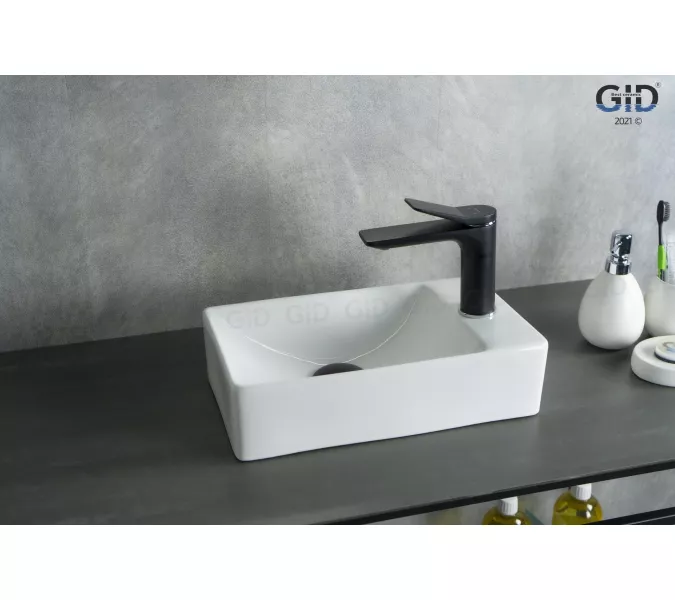 Подвесная белая раковина для ванной Gid N9261, изображение 2