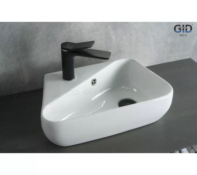 Подвесная белая раковина для ванной  Gid N9275R
