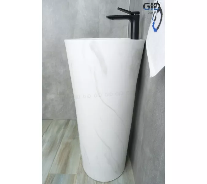 Напольная раковина для ванной Gid Nb131ws, Выбрать цвет: Под камень матовый, изображение 4