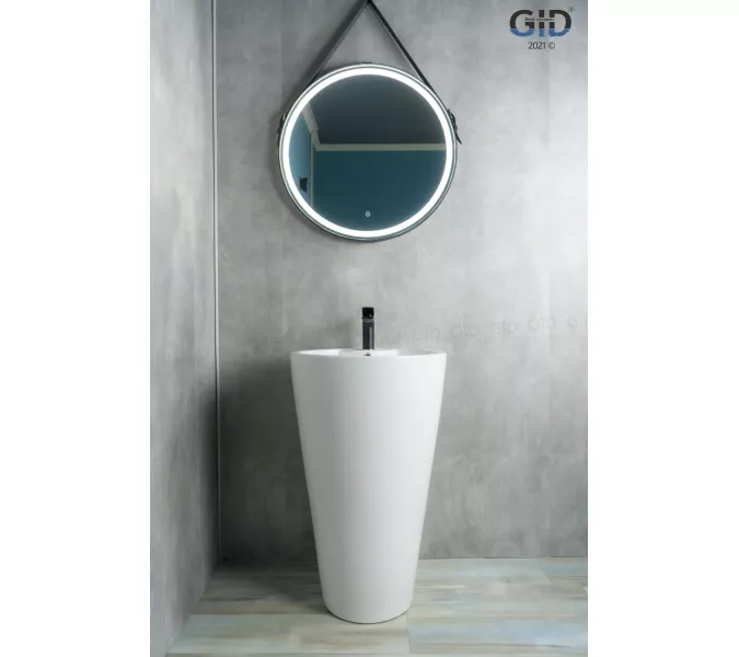 Напольная белая раковина для ванной Gid Nb136, изображение 2