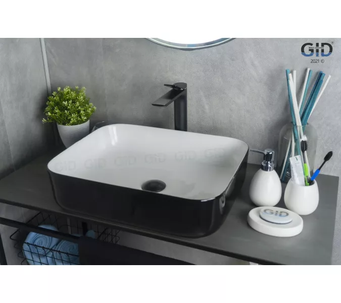 Накладная цветная раковина для ванной Gid Nc366, изображение 2