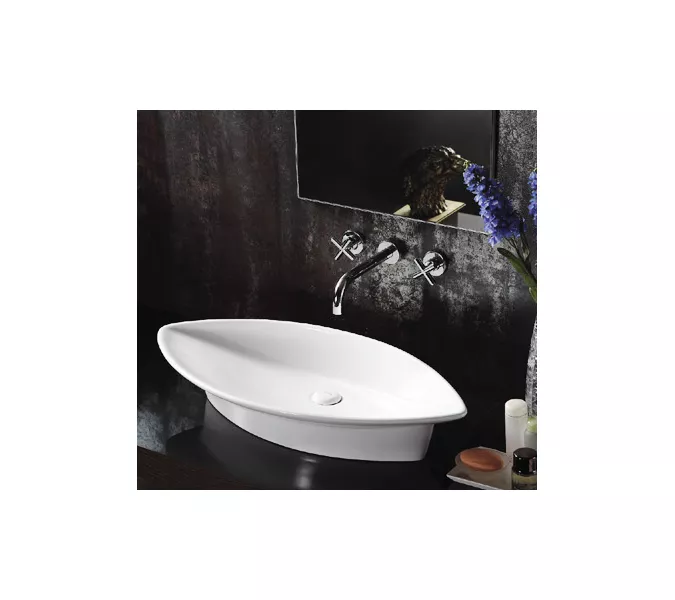Накладная белая раковина для ванной Gid Tr4048