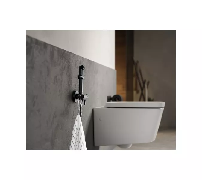 Смеситель Lemark Solo LM7166BL с гигиеническим душем, встраиваемый, изображение 3