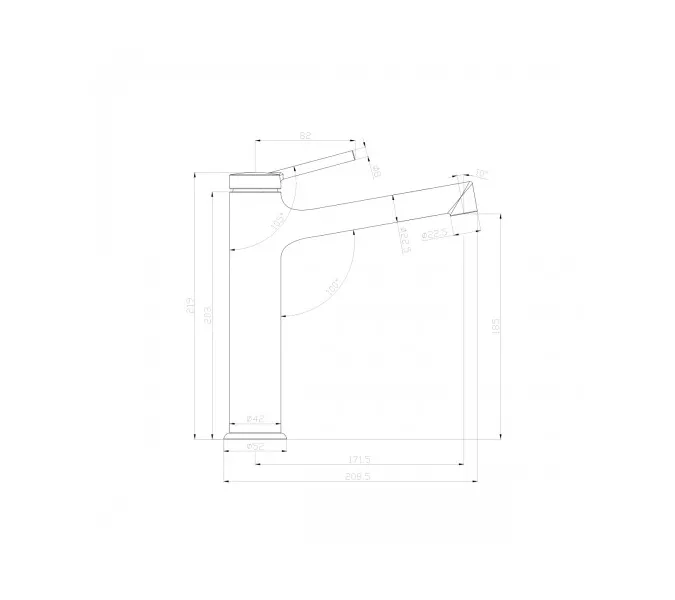 Смеситель Lemark Minima LM3837C для раковины, изображение 2
