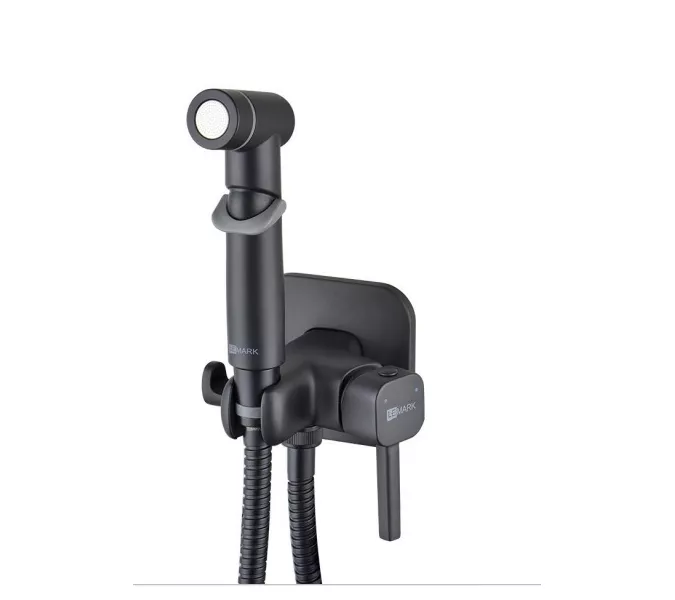 Смеситель Lemark Solo LM7165BL с гигиеническим душем, встраиваемый