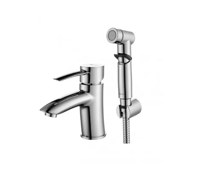 Смеситель Lemark Atlantiss LM3216C для раковины с гигиеническим душем, изображение 3