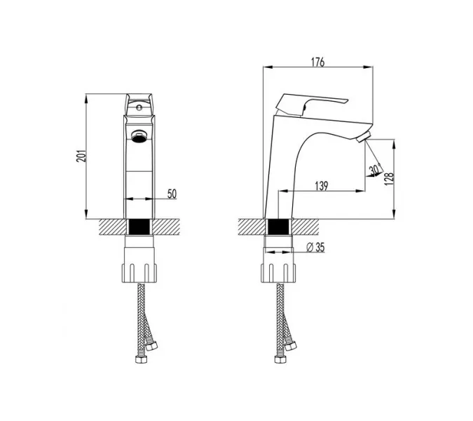 Смеситель Lemark Unit LM4537C для раковины, изображение 2