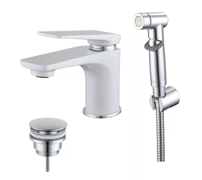 Смеситель Lemark Allegro LM5916CW для раковины с гигиеническим душем