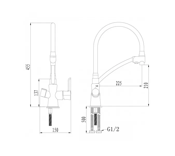 Смеситель Lemark Comfort LM3070C для кухни  с подключением к фильтру с питьевой водой, Выбрать цвет: Белый, изображение 2