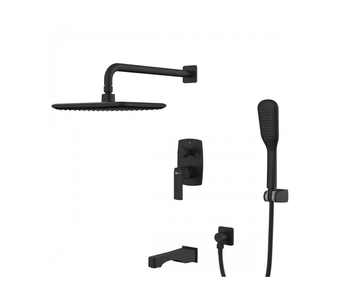 Смеситель Lemark Ursus LM7222BL для ванны и душа, встраиваемый