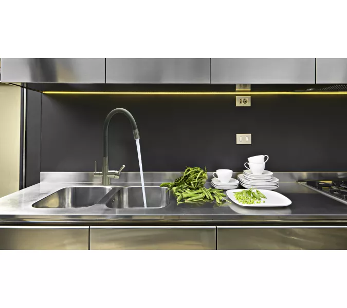 Смеситель для кухни с подключением к фильтру с питьевой водой Lemark Comfort LM3075BN, Выбрать цвет:  никель, изображение 8