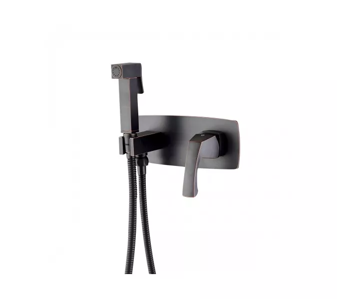 Смеситель Lemark Nubira LM6219ORB с гигиеническим душем, встраиваемый, изображение 2