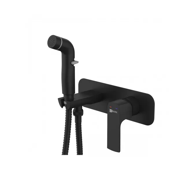 Смеситель Lemark Ursus LM7220BL с гигиеническим душем, встраиваемый