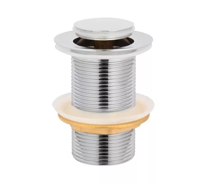 Донный клапан для раковины CeramaLux RD014 хром без перелива