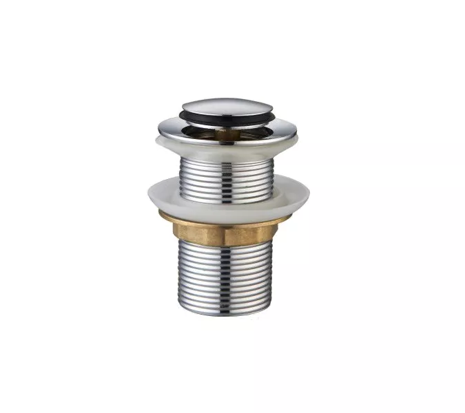 Донный клапан для раковины CeramaLux RD014 хром без перелива, изображение 2