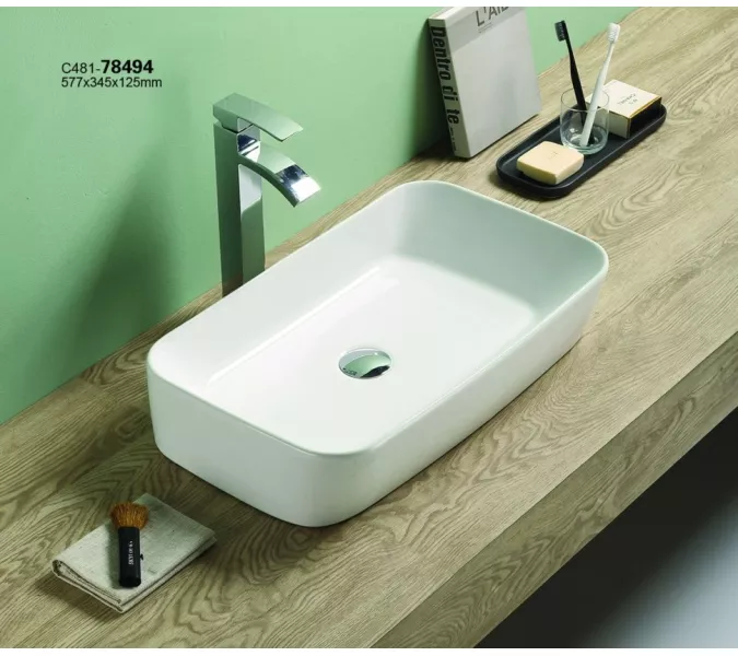 Раковина для ванной накладная Ceramalux 78494