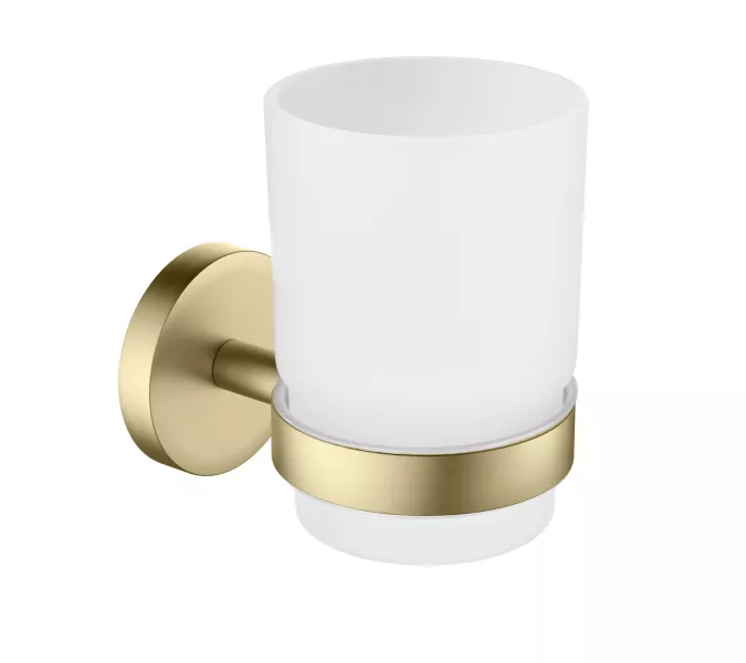 Стакан для зубных щеток Timo Saona 13031, Выбрать цвет: Золото матовое