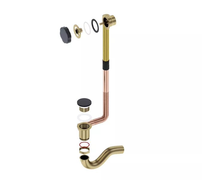 Слив перелив Timo 8004/03 черный, изображение 2