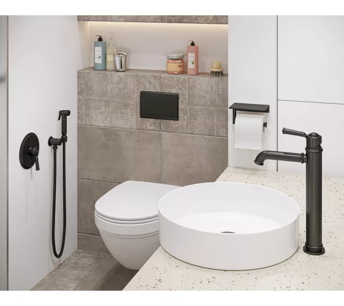 Смеситель для раковины-чаши Timo Arisa 5311/03F, Выбрать цвет: Черный, изображение 3