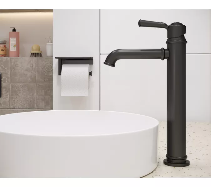 Смеситель для раковины-чаши Timo Arisa 5311/03F, Выбрать цвет: Черный, изображение 2