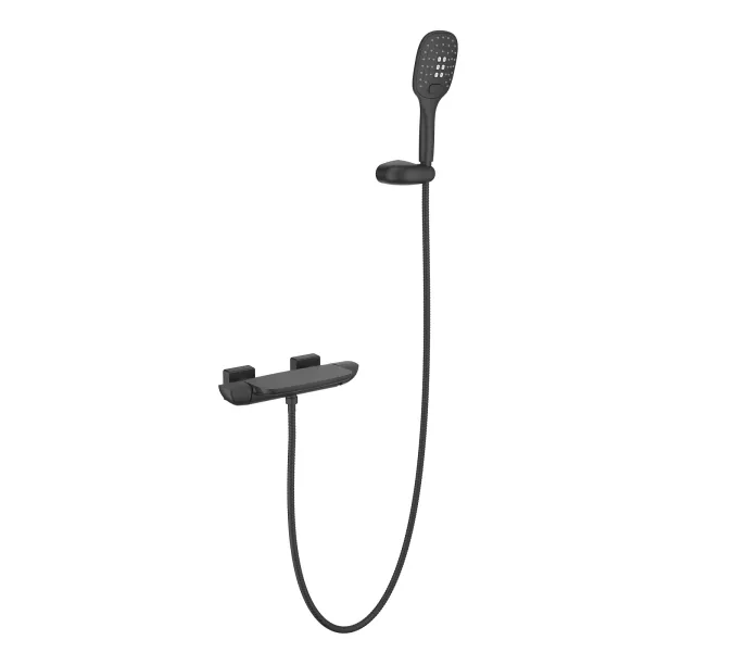 Смеситель для ванны с душем Timo Helmi 4024/03Y, Выбрать цвет: Черный