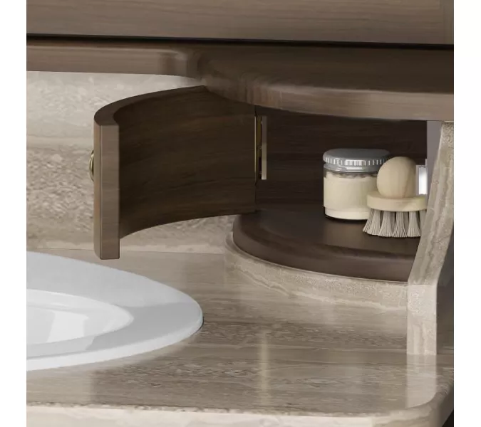 Тумба с раковиной для ванной комнаты OPADIRIS Лучия-150, Выбрать размер: 150, изображение 5