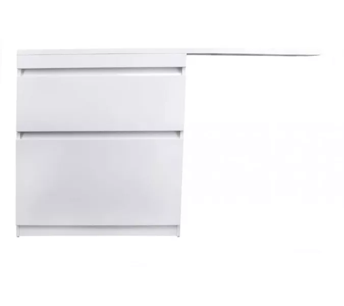 Тумба напольная 2 ящика Style Line с раковиной  Даллас левая/правая, Выбрать размер: 150, изображение 3