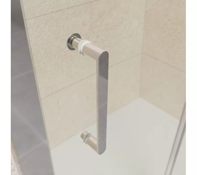 Душевая дверь RGW PA-14 100х195, Цвет стекла: шиншила, Цвет профиля (вариация): Хром, Выбрать размер: 100, изображение 3