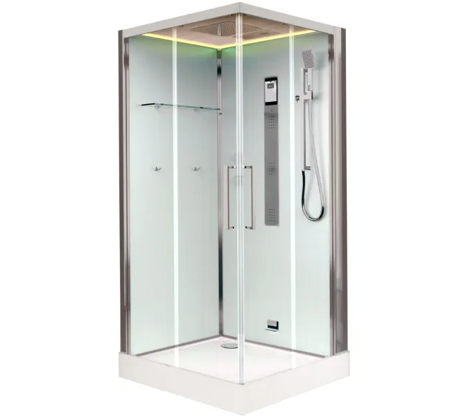 Душевая кабина квадратная Timo Premium NURA H-516 ,100х100, Г/М, баня, электрика, хромотерапия