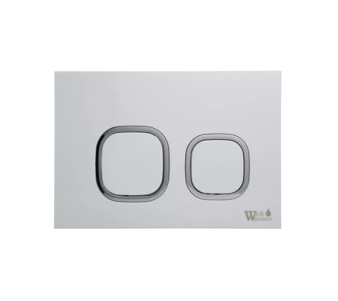 Кнопка для инсталляции WeltWasser AMBERG  RD-WT белая, Выбрать цвет: Белый