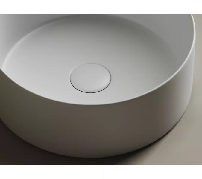 Умывальник чаша накладная круглая Ceramica Nova Element CN6032, Выбрать цвет: Белый матовый, изображение 2