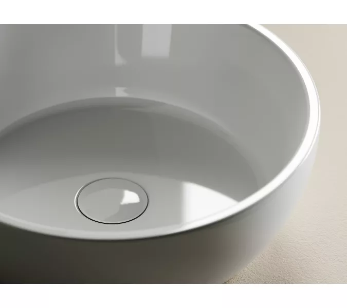 Умывальник чаша накладная круглая Element 410*410*145мм CN6021, изображение 4