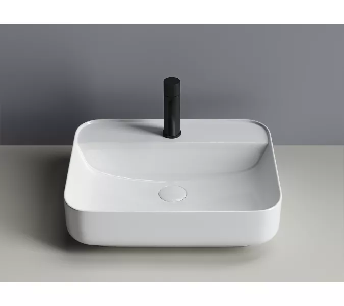 Умывальник чаша накладная прямоугольная Element 500*400*140мм CN5015, изображение 2
