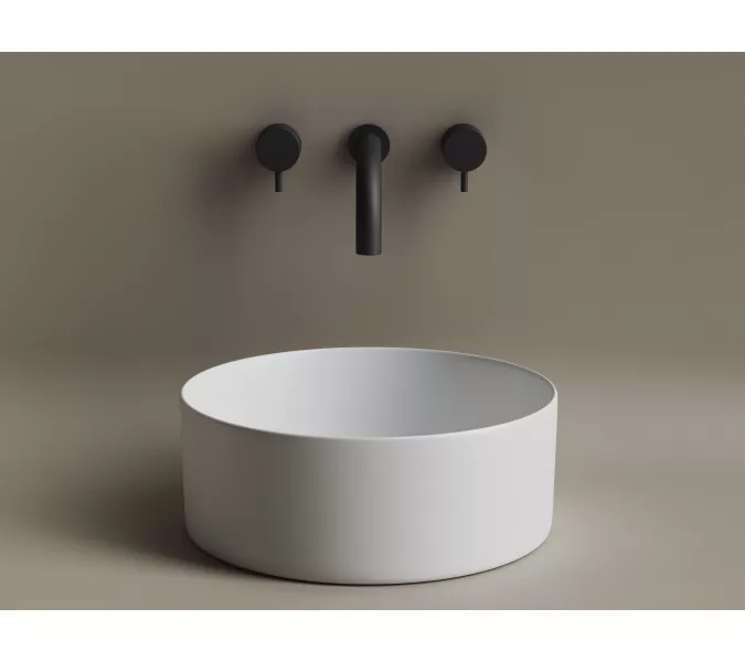 Умывальник чаша накладная круглая Ceramica Nova Element CN6032, Выбрать цвет: Белый матовый, изображение 3