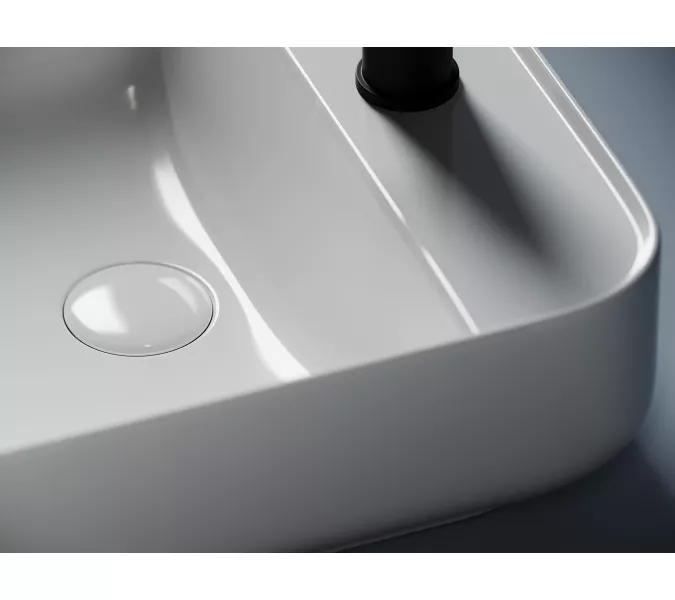 Умывальник чаша накладная прямоугольная Element 390*390*140мм CN5014, изображение 5