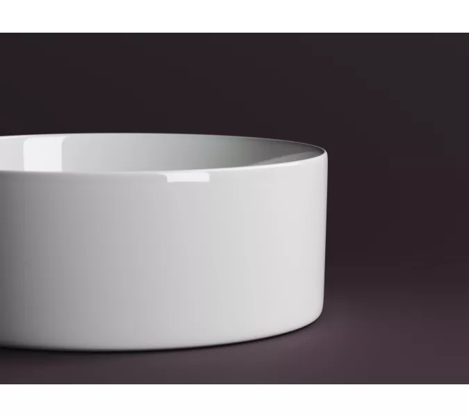Умывальник чаша накладная круглая Ceramica Nova Element CN6032, Выбрать цвет: Белый, изображение 7
